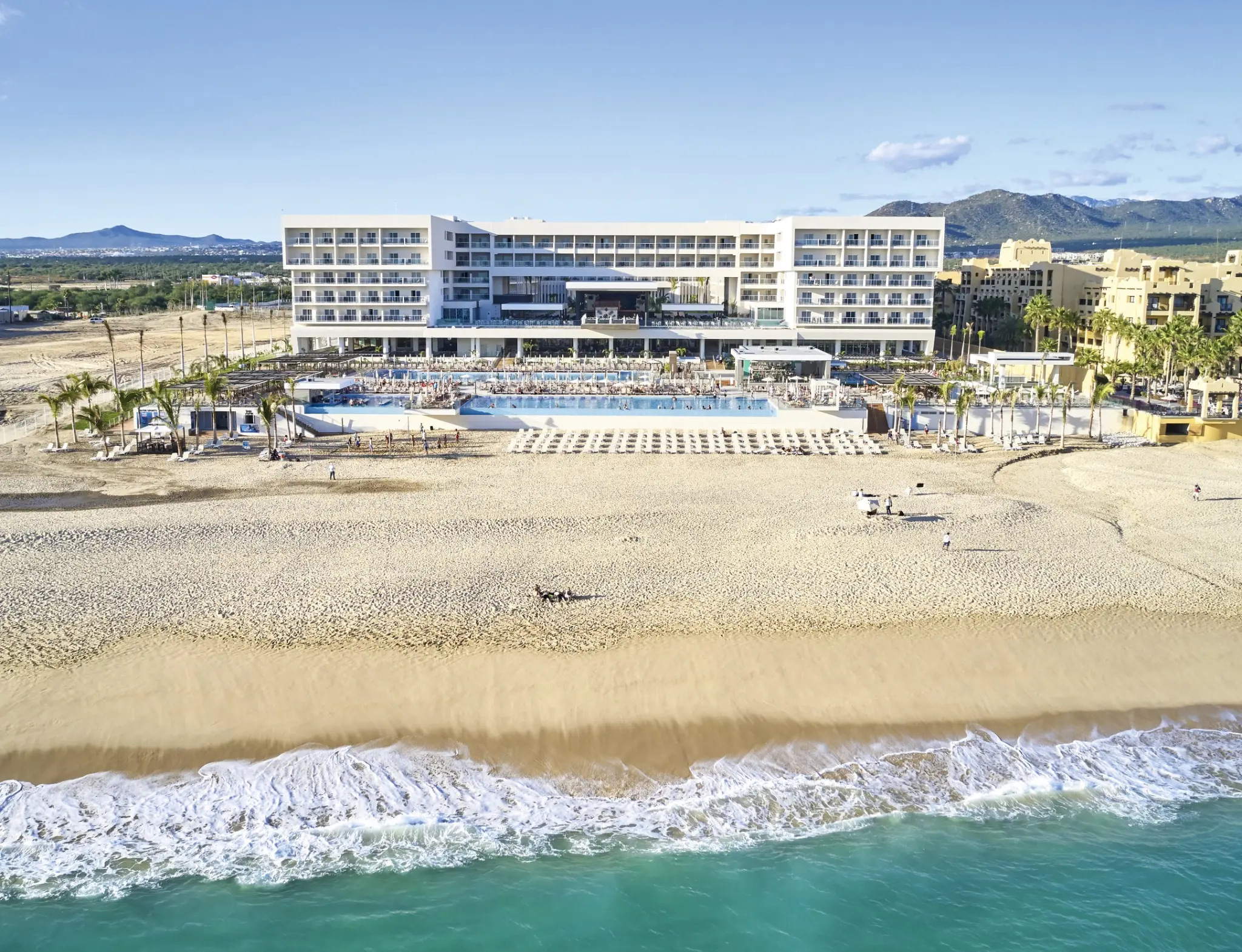 Aerial view of RIU Palace Baja California in Los Cabos