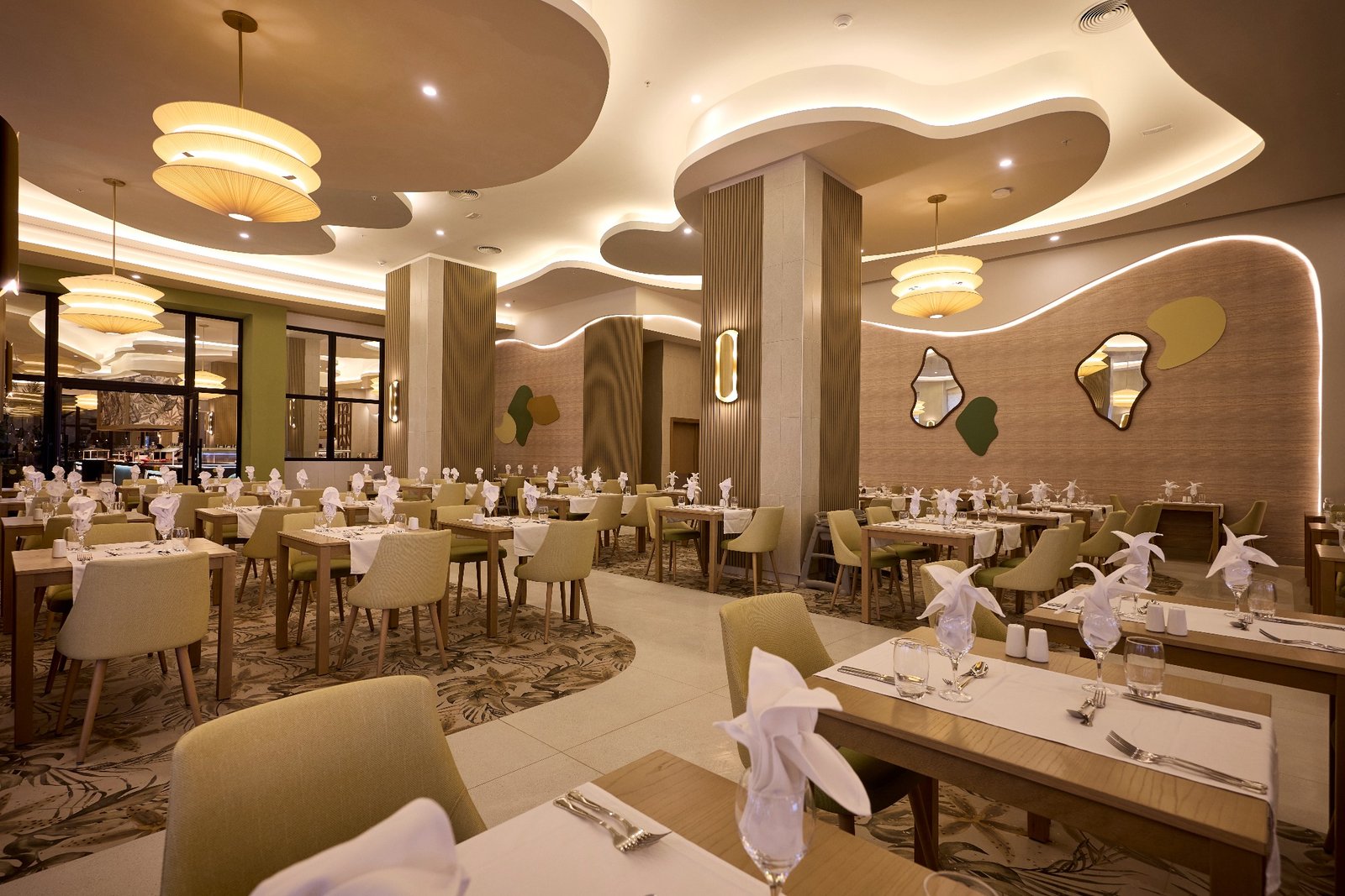 White Bay main restaurant at RIU Palace Aquarelle